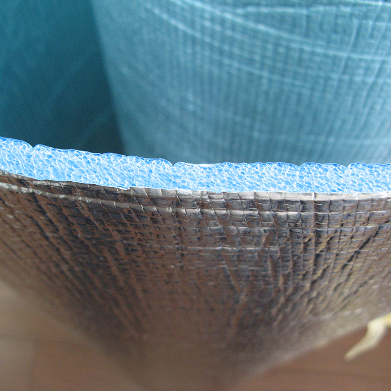 Heat Insulation Film Raw Rolls Al+Woven+ Xpe+Woven+Al Foil Film For Packaging - PAIDU
